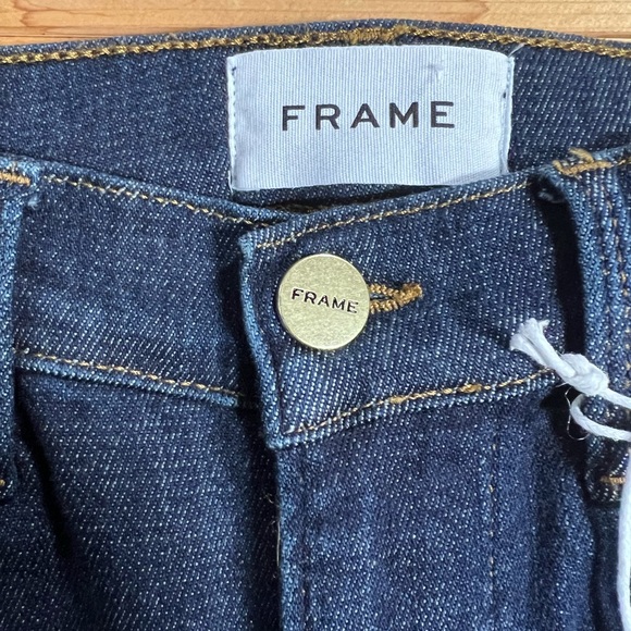 Frame Blue Denim Size 25 High Rise Skinny Fit - Picture 6 of 7